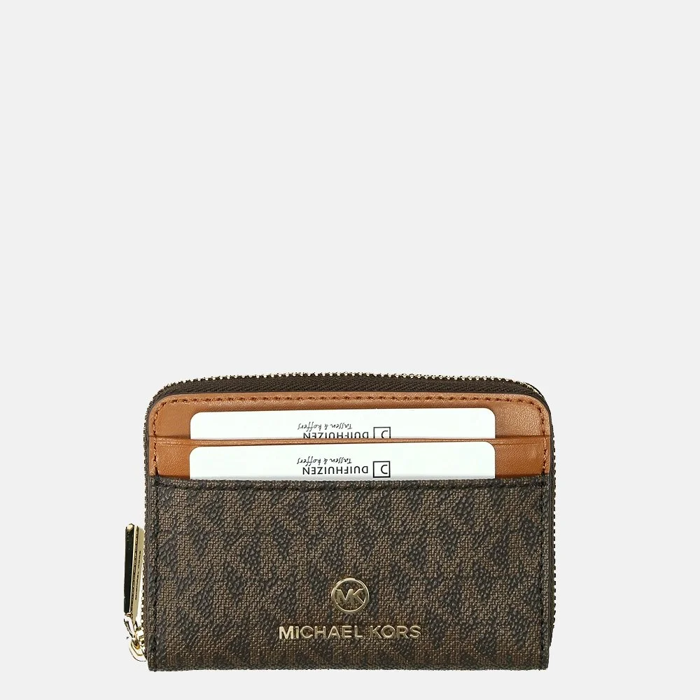 Michael Kors Jet Set portemonnee S brown acorn bij Duifhuizen